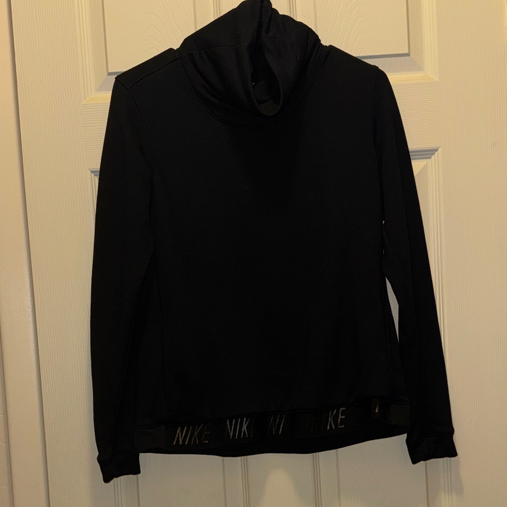 Nike Black Pullover with Logo Detail